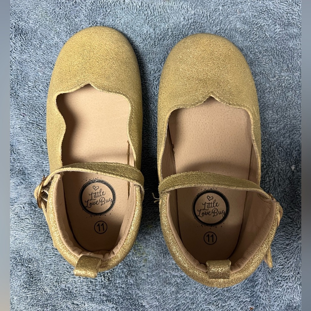 Little Love Bug Toddler Flats, Size 11